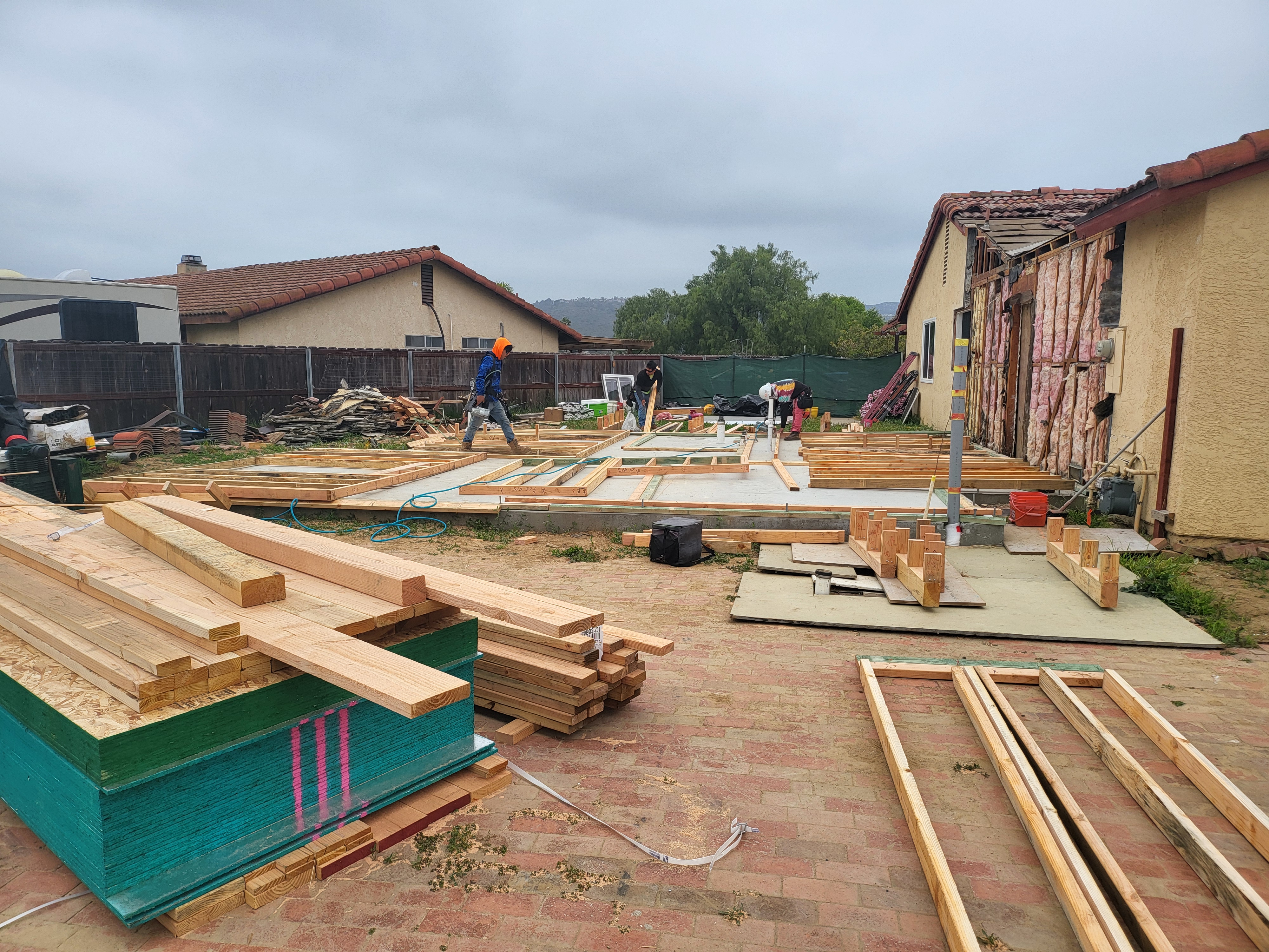 ADU foundation work
